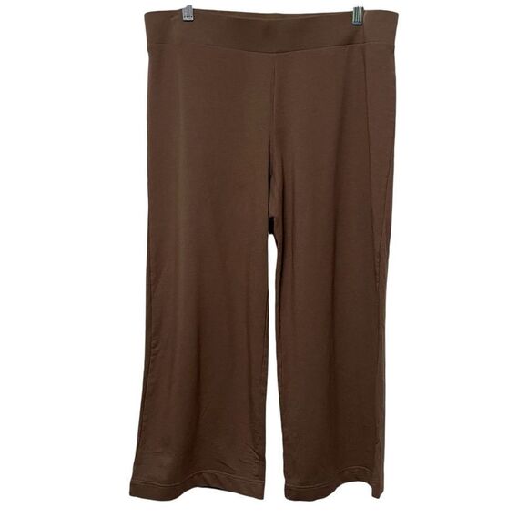 J. JILL Pima Cotton Wide Leg Cropped Lounge Pants M - Picture 1 of 5